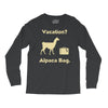vacation, alpaca bag Long Sleeve Shirts