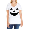 face pumpkin Ladies Curvy T-Shirt