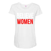 believe women Maternity Scoop Neck T-shirt