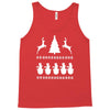 christmas scene reindeer funny Tank Top