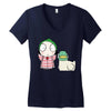 Sarah and Duck Women's V-Neck T-Shirt