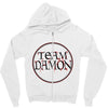 team damon salvatore Zipper Hoodie