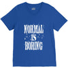 normal is boring tie dye V-Neck Tee