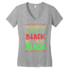 everybody wanna be black Women's V-Neck T-Shirt