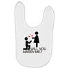 will you love me Baby Bibs