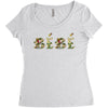 bebe Women's Triblend Scoop T-shirt