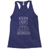okay ladies now let's get information Racerback Tank