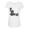 the planet of the kong Maternity Scoop Neck T-shirt