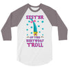 birthday troll sister 3/4 Sleeve Shirt