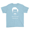 only women shave below the neck Youth Tee