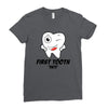 First Tooth Date Ladies Fitted T-Shirt