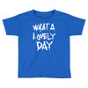 waht a lovely day Toddler T-shirt