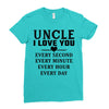 I Love You Uncle Ladies Fitted T-Shirt