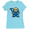 mitesized skeleboy Ladies Fitted T-Shirt