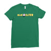 man eater Ladies Fitted T-Shirt