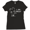 baby groot Ladies Fitted T-Shirt