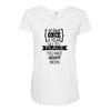 go to a place you have never been Maternity Scoop Neck T-shirt