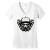 gas mask Women's V-Neck T-Shirt
