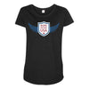 born in the usa Maternity Scoop Neck T-shirt