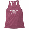 geek is the new sexy Racerback Tank