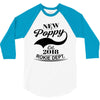 New Poppy 2018 Rokie Dept. 3/4 Sleeve Shirt