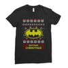 batman christmas Ladies Fitted T-Shirt