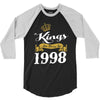 kings are born in 1998 3/4 Sleeve Shirt