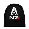 mass effect  alliance n7 logo Baby Beanies