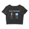 select your monday Crop Top