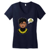 hey auntie Women's V-Neck T-Shirt
