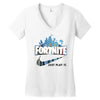 Just Play It Fortnite Women's V-Neck T-Shirt