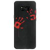 bloody hand print funny zombie kill undead blood horror killer Samsung Galaxy S8 Case