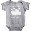 i'm a drummer please shout Baby Onesie