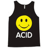 acid house smiley face 90's rave club hardcore party Tank Top