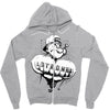 strong Zipper Hoodie