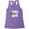 olive this bar Racerback Tank