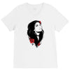 girl roses V-Neck Tee