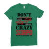 don't flirt with me i love may girl she is a crazy scorpio she will mu Ladies Fitted T-Shirt