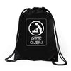 new dad game over, baby daddy parent Drawstring Bags