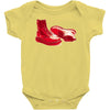 red skinhead bovver boots ideal birthday gift or present Baby Bodysuit