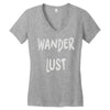 wanderlust Women's V-Neck T-Shirt