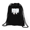 take over the world Drawstring Bags
