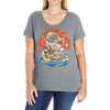 japanese world Ladies Curvy T-Shirt