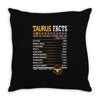 Taurus Facts Servings Per Container Throw Pillow