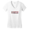 scratch Women's V-Neck T-Shirt