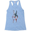 peace and love usa flag Racerback Tank