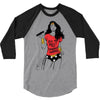wonder woman 3/4 Sleeve Shirt