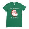 ask your mom if i'm real Ladies Fitted T-Shirt