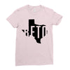 Beto Texas Map Ladies Fitted T-Shirt