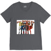 star spangled hammered V-Neck Tee